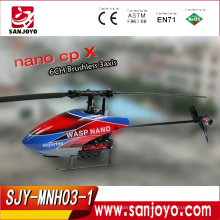 Skyartec WASP NANO CPX 3D Helicóptero RC sin escobillas 2.4GHz RTF MNH03-1 (Versión de caja de color)